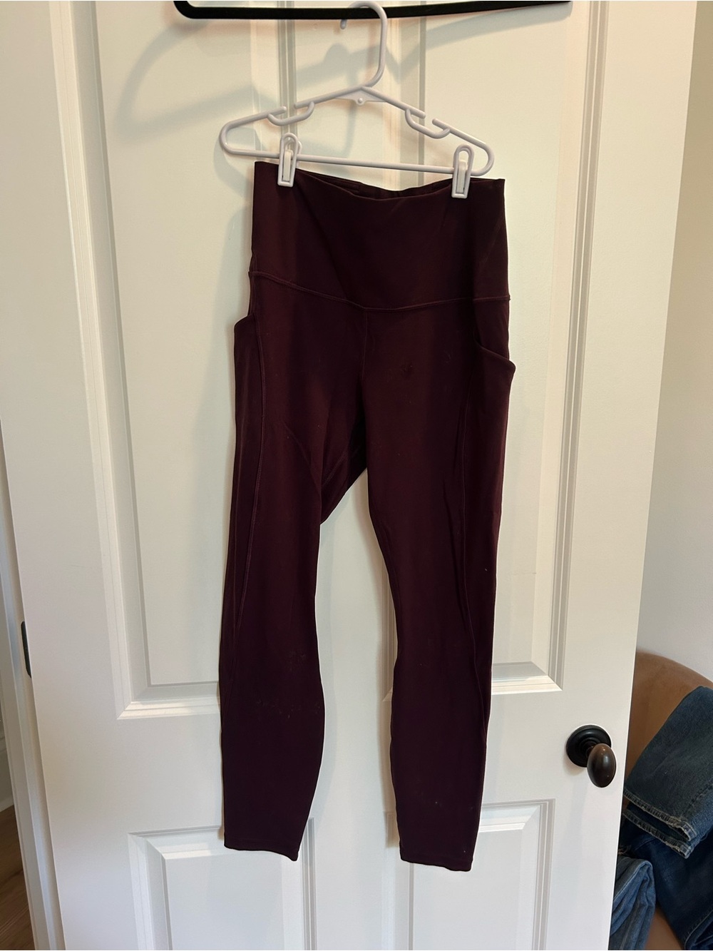 lululemon athletica Deep Burgundy High-Rise Leggings